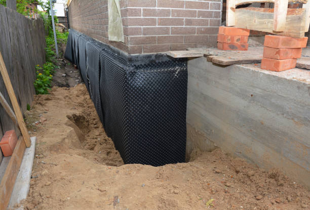 Happy homeowners after waterproofing job in Thornville